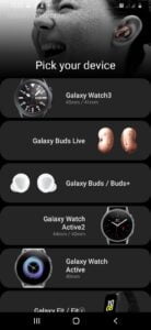 setting up galaxy active watch