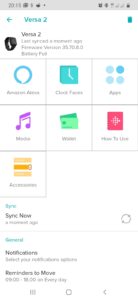 fitbit setup versa
