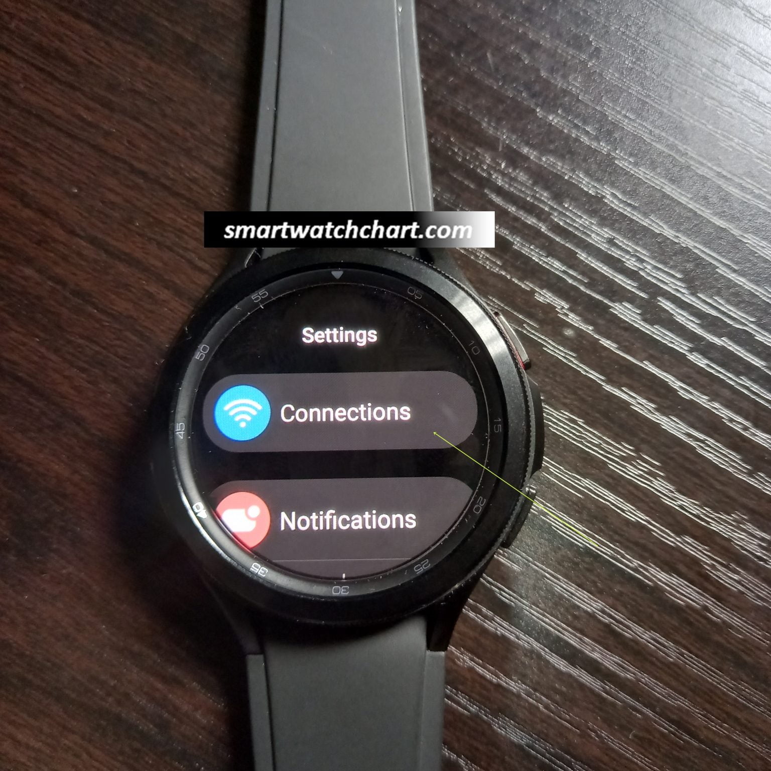 setting up a galaxy watch