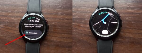 google maps for galaxy watch 3