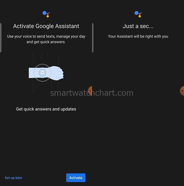 Activate Google Assistant on Galaxy Watch 4