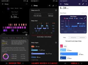 versa 3 sleep tracking