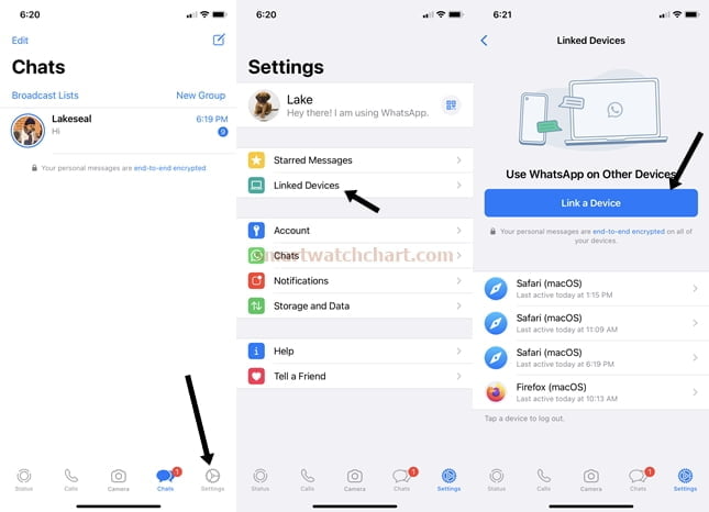 Link WhatsApp to Apple Watch