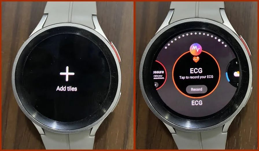 Add ECG and Blood pressure to your list of tiles